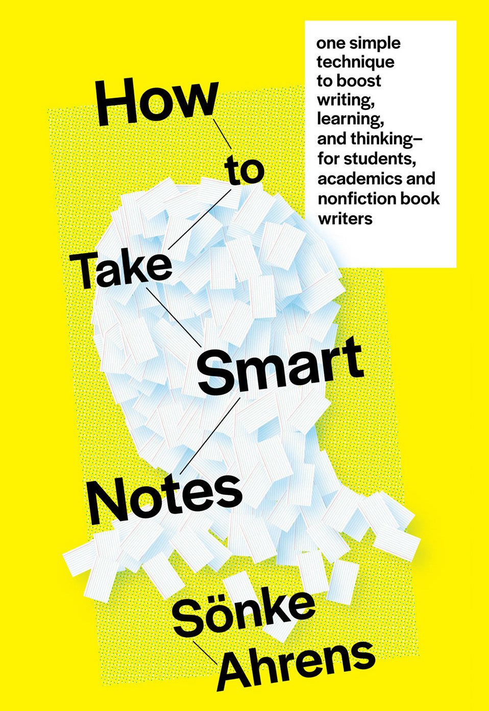 How to take Smart Notes by Sönke Ahrens - Book Cover
